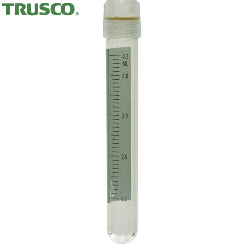 TRUSCO(トラスコ) クライオチューブ(凍結保存用チューブ) 5ml 外ねじ コニカル型 25個入 (1袋) 品番：CT5C-25OS