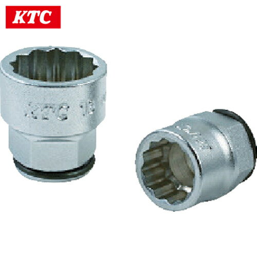 KTC 京都機械工具 ラチェットめがね用ソケット 8mm (1個) 品番：BZ14-08W