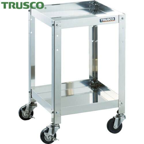 トラスコ クリーンラビット 75φ導電車SUS金具 360×360×H880 3段 (1台) CRB-933SD