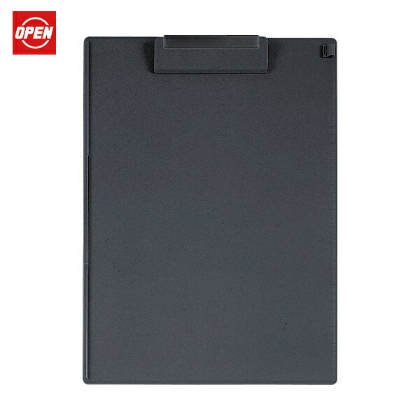 オープン工業 OP クリップボード B4E 黒 (1枚) 品番：CB-100-BK