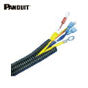 パンドウイット PANDUIT コルゲートチューブ ポリエチレン スリット付き 黒 内径7.2mm 30.48m (1巻) 品番:CLT25F-C20