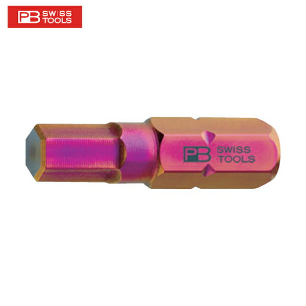 PBスイスツールズ 1/4 HEXヘキサゴンビット 対辺3mm (1本) 品番：C6-210-3