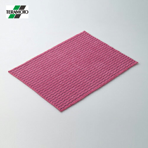 テラモト FXマイクロ抗菌クロス赤 (1枚) 品番：CL-374-910-2