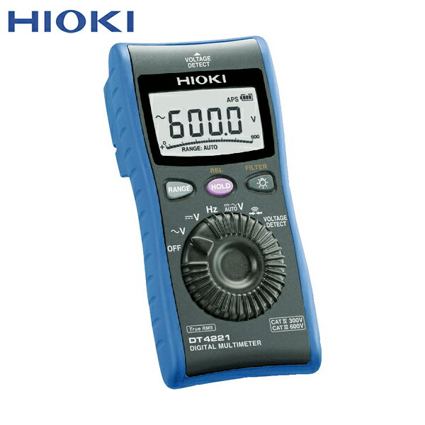 HIOKI(日置電機) デジタルマルチメータ DT4221 (1台) 品番：DT4221