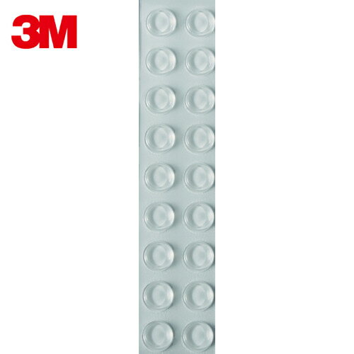 3M スリーエム いつでもはがせるクッションゴム 台形 8mm径×2mm厚（18個入） (1Pk) 品番：CR-02