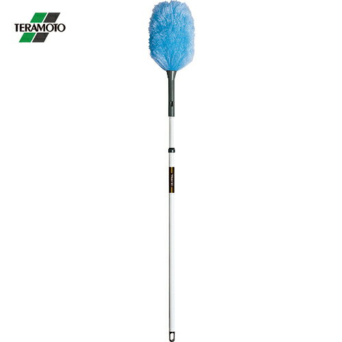 テラモト 化学モップ MMフラワークリーン伸縮M ブルー1024〜1540mm M (1本) 品番：CL-896-220-3