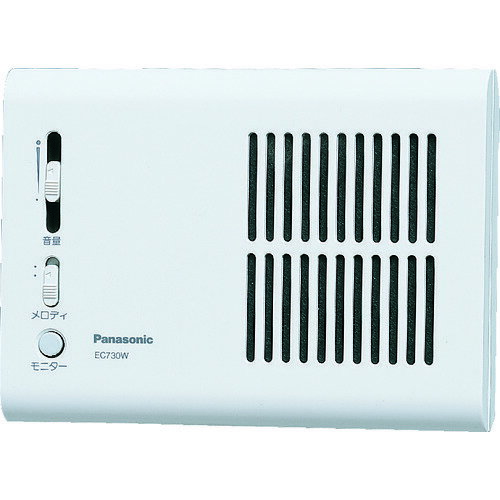 楽天工具ランド　いたわり館Panasonic メロディサイン3種音100Vホワイト （1個） 品番：EC730W