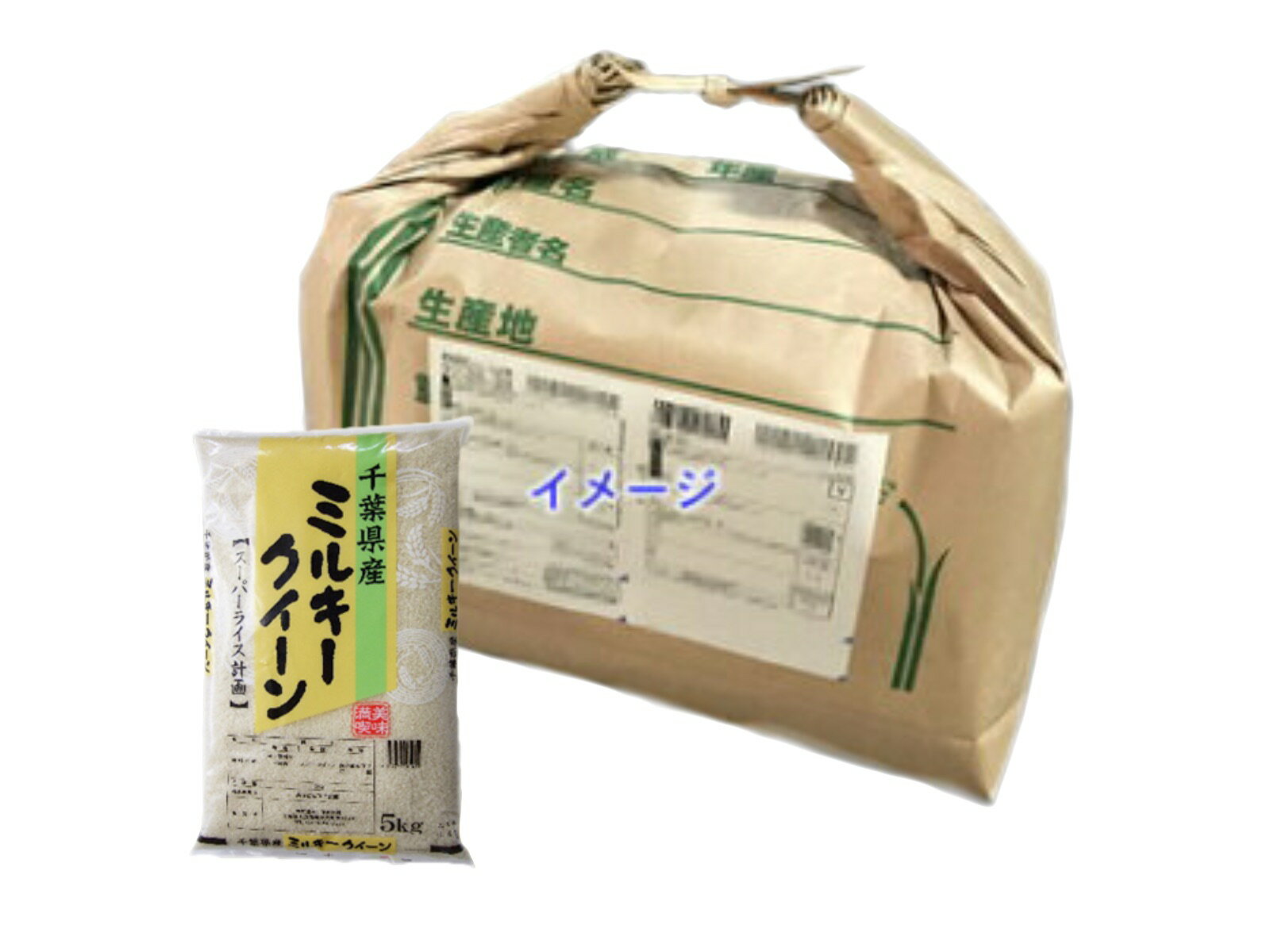 令和3年産 千葉県産 ミルキークイーン 玄米 20kg（10kg×2）※外袋はイメージです。