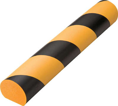Rakuten - TRUSCO　安心クッション　かまぼこ型　1本入り　黒／黄