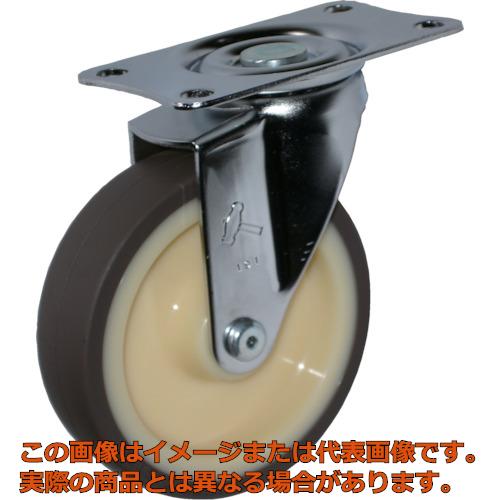 Rakuten - ハンマー　旋回式ウレタン車輪（ナイロンホイール・ローラーベアリング）100mm