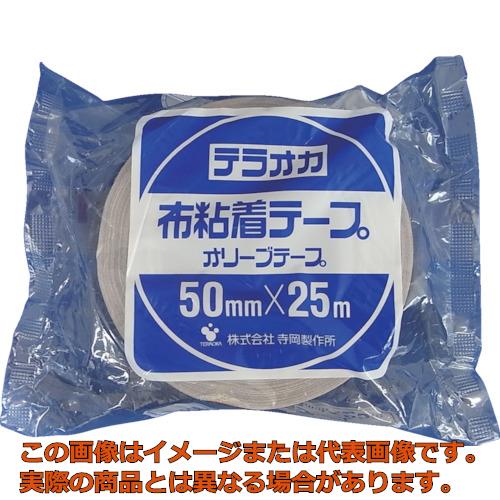 Rakuten - TERAOKA　カラーオリーブテープ　NO．145　茶　50mmX25M