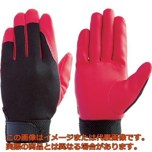Rakuten - 富士グローブ　合皮手袋　デジレッド　L