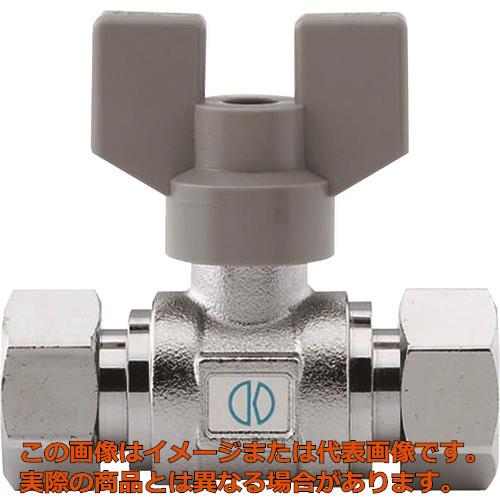 カクダイ　水道配管用継手　ボールバルブ（両ナットつき）　13