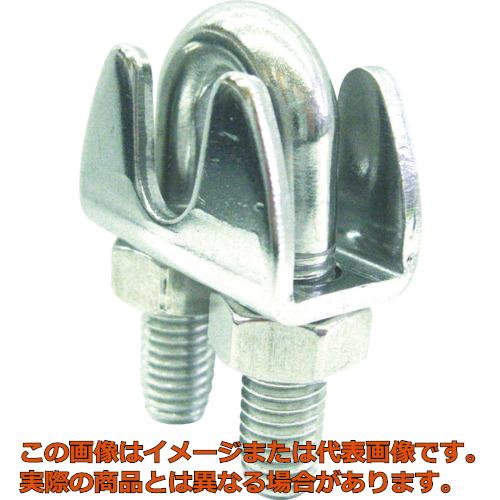 Rakuten - 水本　ステンレス　プレスワイヤークリップ　使用ロープ径4mm