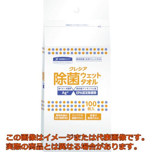 Rakuten - クレシア　除菌　ウェットタオル　詰め替え用　100枚