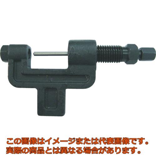 ■ご注意※商品写真はイメージ画像または代表画像です。実際の商品とは異なる場合があります。登録在庫数はリアルタイム在庫数ではありません。お急ぎの方は当社まで在庫確認お願いします。商品コード／ trs3350134【特長】　●チェーンの編成替えをする際に使用します。●軽い本体で簡単にローラーチェーンのピンを抜くことができます。●ローラーチェンをはさみ、カッターネジをまわすだけで迅速・簡単にピンを抜くことができます。【用途】　【仕様】　●適合交換ピン：CKP3W●適用チェーン(JIS)：2列35●適用チェーン(JIS以外)：CZ3 CY3●タイプ：ハン