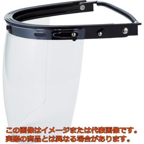 【代引不可・配送日時指定不可】TRUSCO ヘルメット取付型防災面 簡単着脱タイプ