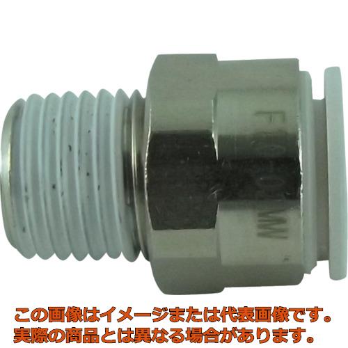 チヨダ　ファイブメイルコネクタ　W（白）10mm・R1／4