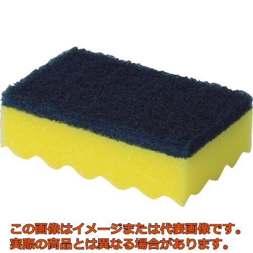 TRUSCO　抗菌ハードスポンジ　イエロー