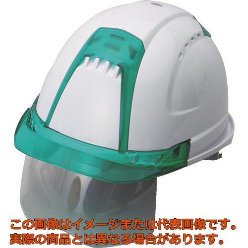 トーヨーセフティ　ヘルメット　ヴェンティープラス　シールド面付　白