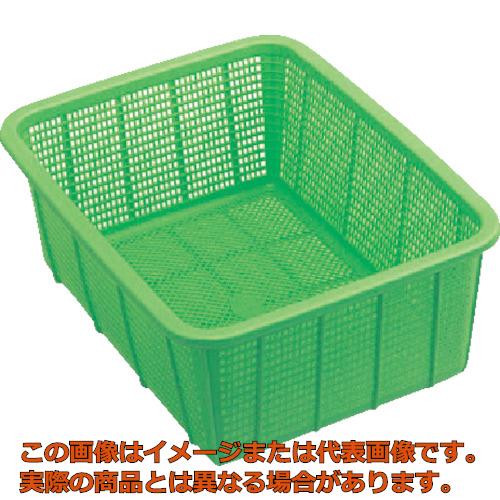 乐天商城 - 積水　角かご深型　小　青