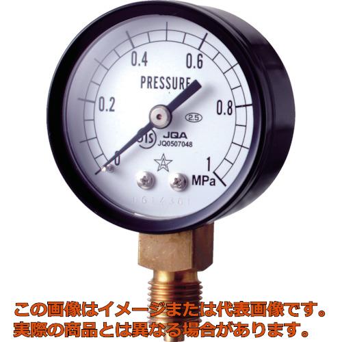 乐天商城 - 右下　スター　（圧力計）（A枠立型・φ50）　圧力レンジ0．0〜1．60MPa
