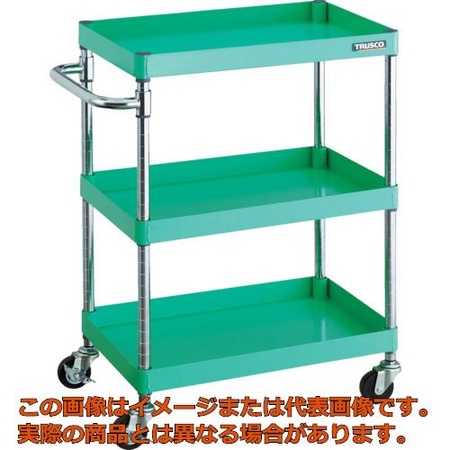 【代引不可・配送日時指定不可】TRUSCO　ツールワゴン　フェニックスワゴン　　600X400　3段　Φ75ゴム..
