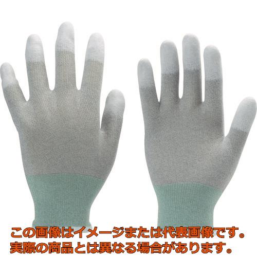 TRUSCO 指先コート静電気対策用手袋 Mサイズ