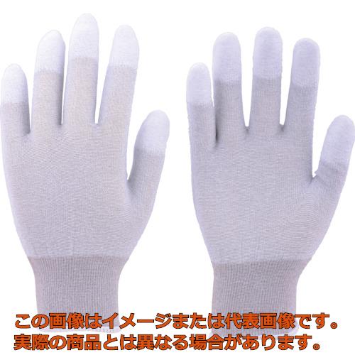 TRUSCO 指先コート静電気対策用手袋 Lサイズ
