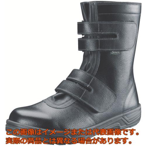 シモン　安全靴　長編上靴マジック式　SS38黒　24．0cm 1