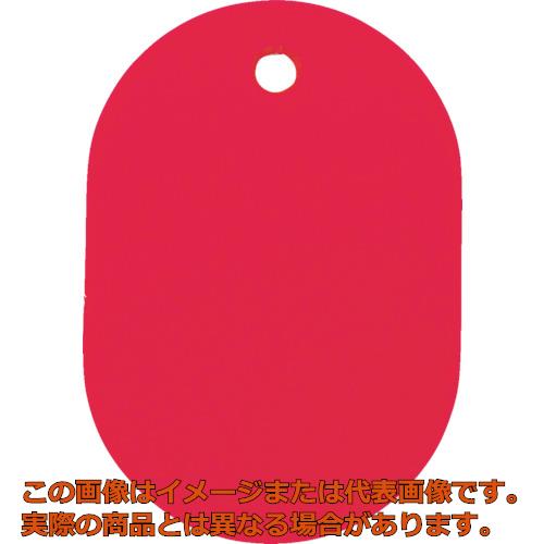 TRUSCO　小判札　小　45X30mm　5枚入　赤