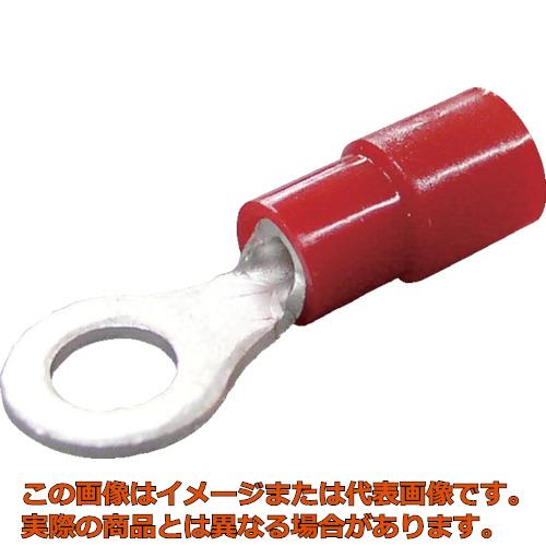 乐天商城 - ニチフ　環境配慮形絶縁被覆付丸形端子R形（100個入）より線0．3〜1．65外寸5．5mmスタッド径3．2mm