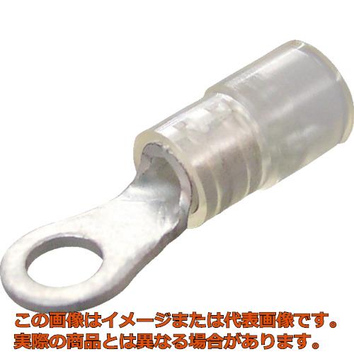 乐天商城 - ニチフ　環境配慮形絶縁被覆付丸形端子R形（100個入）より線1．04〜2．63外寸8．5mmスタッド径4．3mm