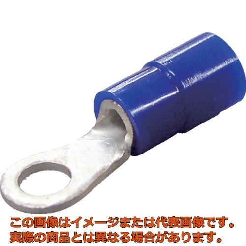 乐天商城 - ニチフ　環境配慮形絶縁被覆付丸形端子R形（100個入）より線1．04〜2．63外寸8mmスタッド径5．3mm