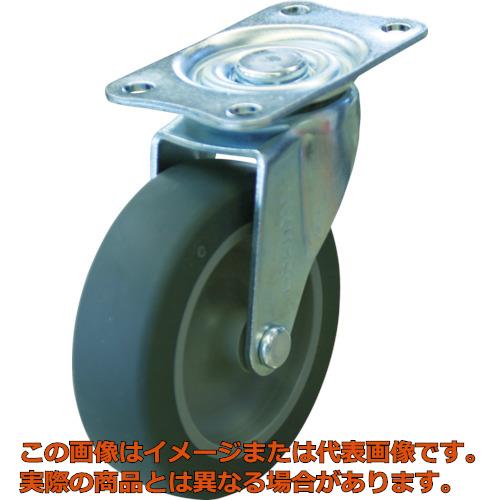 【代引不可・配送日時指定不可】TRUSCO　ルートバン（メッシュタイプ）用自在キャスターφ75エラストマー車のサムネイル