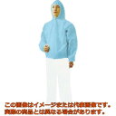 TRUSCO 不織布使い捨て保護服フード付ジャンバー 3Lサイズ ブルー