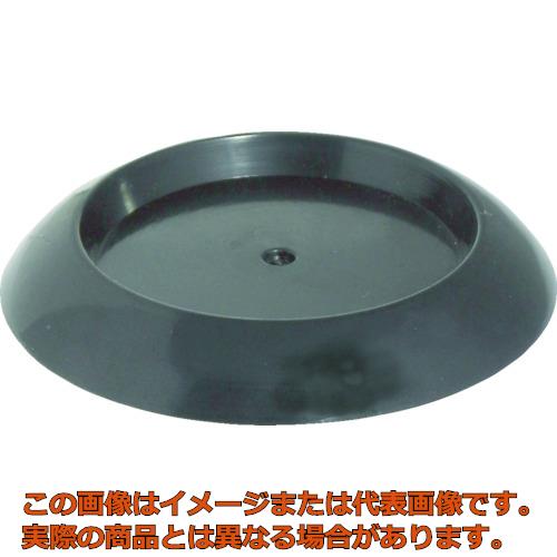 TRUSCO　キャスタ−用受け皿　60MM　黒