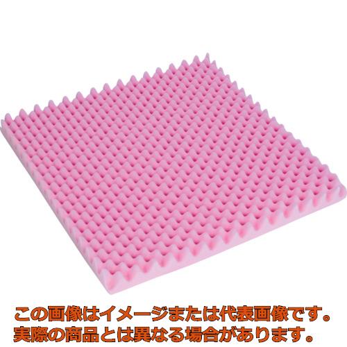 TRUSCO　波状加工ウレタンスポンジシート　帯電防止　40厚　500X500m