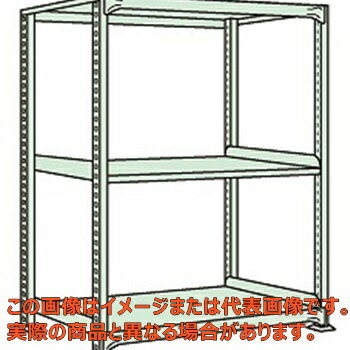 中量棚NL型（300kg／段・単体・高さ1200mm・3段タイプ）　NL−8563【配送日時指定不可・個人宅不可】