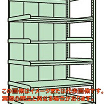 中量棚PB型パネル付（500kg／段・連結・高さ2100mm・6段タイプ）　PBG−2326R【配送日時指定不可・個人宅不可】