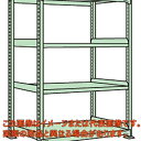 中量棚NL型(300kg/段・単体・高さ1800mm・4段タイプ) NL−1764【配送日時指定不可・個人宅不可】