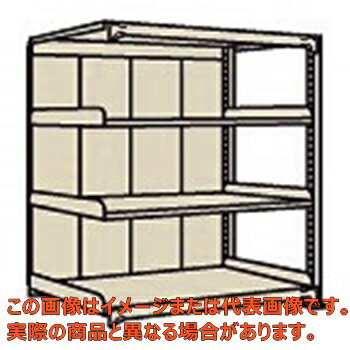 中量棚PBW型パネル付（500kg／段・連結・高さ1200mm・4段タイプ）　PBW−8554R【配送日時指定不可・個人宅不可】