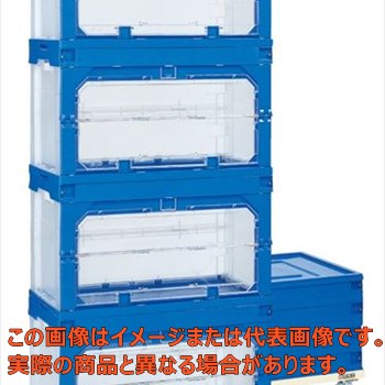 【代引不可・配送日時指定不可・個人宅不可】オリタタミコンテナ台車セット（ナイロンキャスター仕様）..