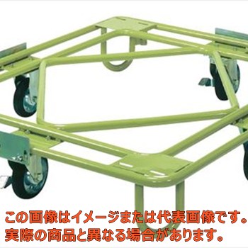 【代引不可・配送日時指定不可・個人宅不可】自在移動回転台車（中量型）　RB−5G