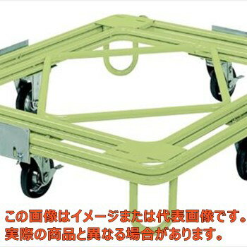 【代引不可・配送日時指定不可・個人宅不可】自在移動回転台車（重量型）　RC−4G