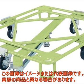 【代引不可・配送日時指定不可・個人宅不可】自在移動回転台車（中量型・センターベース付）　RB−5KG