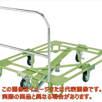 【代引不可・配送日時指定不可・個人宅不可】自在移動回転台車（中量型・取手・センターベース付）　RB..