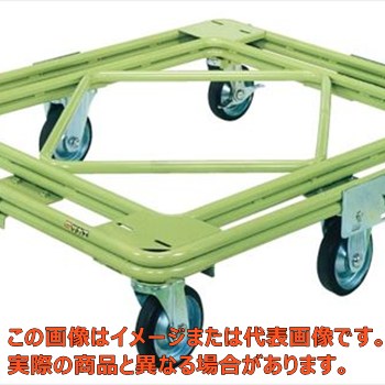 【代引不可・配送日時指定不可・個人宅不可】自在移動回転台車（超重量型）　RH−1G