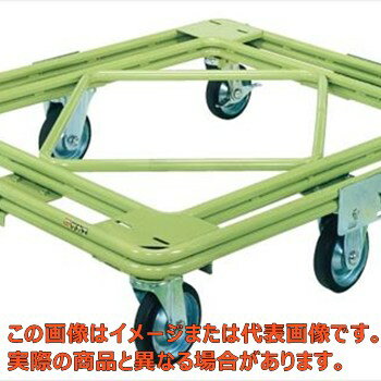 【代引不可・配送日時指定不可・個人宅不可】自在移動回転台車（超重量型）　RH−2G
