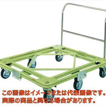 【代引不可・配送日時指定不可・個人宅不可】自在移動回転台車（超重量型・取手付）　RH−1TG